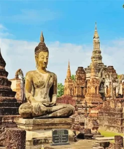 Sukhothai Historical Park Diamond Painting