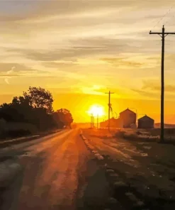 Sunset Country Diamond Painting