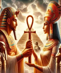 Vintage Giza Couple Diamond Painting